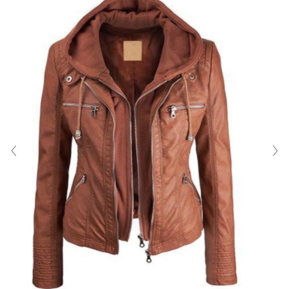 Maralyn & Me Faux leather jacket